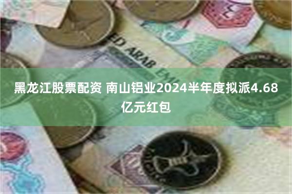 黑龙江股票配资 南山铝业2024半年度拟派4.68亿元红包