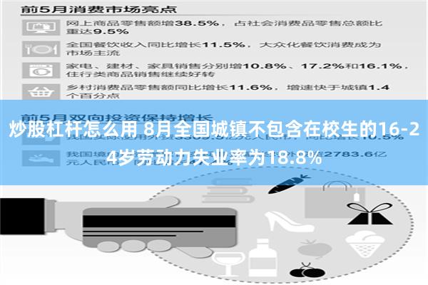 炒股杠杆怎么用 8月全国城镇不包含在校生的16-24岁劳动力失业率为18.8%