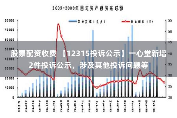 股票配资收费 【12315投诉公示】一心堂新增2件投诉公示，涉及其他投诉问题等